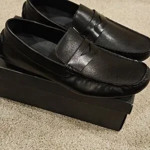 Alfani Egan Black Leather Loafers – Size 11.5M ALFANI Men main image 4